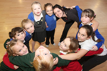 A street dance class at the For All Healthy Living Centre.